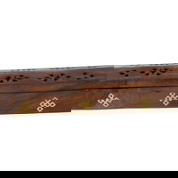 Suport ardere betisoare parfumate si conuri fumigatie cu depozitare nod mistic - 31cm, StoneMania Bijou