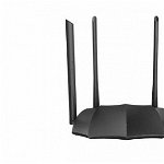 Router Wireless Gigabit TENDA AC8 AC1200, Dual Band 300 + 867 Mbps, negru