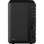 Nas Synology Ds218, 2-Bay SATA 3G 1.4GHz 2GB RAM 1xGbE LAN 1xUSB2.0 2xUSB3.0