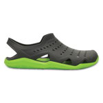 Sandale Crocs Men's Swiftwater Wave Gri - Graphite/Volt Green