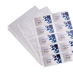 Folie protectie transparenta pentru carti de vizita, A4, set 10, ErichKrause