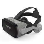Ochelari VR 3D, Realitate Virtuala, Lentile Acril, Casti, Joistick, Bluetooth, Telefon 4, 7-6 inch, 3D Filme, Jocuri, BiXXBi