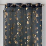 Douceur d`Interieur FIRANA BLOOMY - Navy Blue Gold 140x240, Douceur d`Interieur