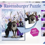 Puzzle frozen diferente 100 piese ravensburger, Ravensburger