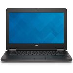 Laptop Refurbished Dell Latitude E7270 (Procesor Intel® Core™ i5-6300U (3M Cache, up to 3.0 GHz) 12.5inch HD , 8GB DDR4, 256GB SSD, Intel® HD Graphics, Negru), Dell