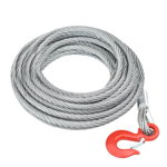 vidaXL Cablu din frânghie de sârmă 3200 kg 20 m, vidaXL