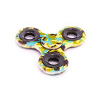 Fidget Spinner Desenat Cu Capse Verde Camo