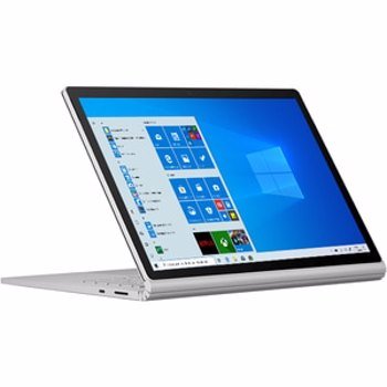 Laptop 2 in 1 MICROSOFT Surface Book 3, Intel Core i7-1065G7 pana la 3.9GHz, 13.5" Touch, 16GB, SSD 256GB, NVIDIA GeForce GTX 1650 Max-Q Design 4GB, Windows 10 Home, platinum