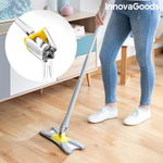 Mop cu burete din fibre cu stoarcere tip X, Twop InnovaGoods, rotatie de 360°, 142 cm, InnovaGoods