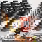 Set borcane de condimente Kosova 430KSV8839, Sticla, 0.300l, 12 bucati, Transparent, Kosova