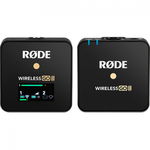 Microfon Rode Microphones Wireless GO II, baterie integrata, negru, cu husa transport