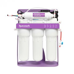Purificator cu osmoza inversa Ecosoft P'URE Alkafuse cu pompa booster si cadru metalic - ECOSOFT