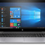 Laptop HP EliteBook 755 G5 (Procesor AMD Ryzen™ 7 PRO 2700U (4M Cache, up to 3.80 GHz), 15.6" FHD, 16GB, 512GB SSD, AMD Radeon RX Vega 10, Win10 Pro, Argintiu)