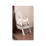 Scara cu reductor WC si olita White silver grey Kidskit rotho-babydesign