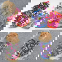 Bluza Draguta Graffiti Calduroasa din Lana, pentru Catelus care da din Codita, de Toamna Si Iarna, pentru Animal de Companie, Neer