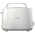 Prajitor de paine Philips HD2581/90, 750 W, 2 felii, 8 setari rumenire, Grill, Functie reincalzire si dezghetare, Negru, Philips