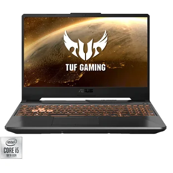 Laptop Gaming ASUS ASUS TUF F15 FX506LI cu procesor Intel® Core™ i5-10300H pana la 4.50 GHz, 15.6", Full HD, 144Hz, 8GB, 512GB SSD, NVIDIA® GeForce® GTX 1650 Ti 4GB, Free DOS, Bonfire Black