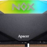 Pamięć Apacer NOX RGB, DDR4, 16 GB, 3200MHz, CL16 (AH4U16G32C28YNBAA-1), Apacer