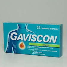 Gaviscon Mentol, 24 comprimate masticabile, Reckitt, Reckitt