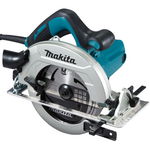 Fierastrau circular Makita HS7611K, 1600 W, 5500 RPM, 190 mm diametru disc, 65 mm adancime taiere + ghidaj lateral + cheie imbus + duza conectoare + valiza transport, Makita