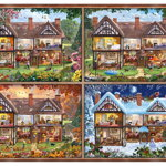 Puzzle Schmidt - House Of Four Seasons, 2.000 piese (58345), Schmidt
