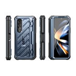 Carcasa 360 grade Supcase Unicorn Beetle Pro compatibila cu Samsung Galaxy Z Fold 4 5G, Protectie display, Albastru, Supcase