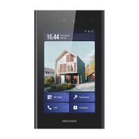 Videointerfon de exterior IP cu recunoastere faciala DS-KD9403-E6 carcasa de aluminiu si ecran curbat 2.5D IPS dimensiune 8-inch, HIKVISION