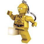 Breloc cu lanterna LEGO C-3PO (LGL-KE18)