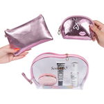 Portfard Travel Transparent & Pink, SensoPRO Liberty, set 3 buc, SensoPRO Milano