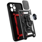Carcasa Hybrid Armor CamShield compatibila cu iPhone 13 Black, OEM