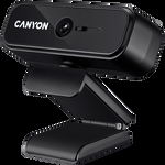 CANYON C2N 1080P full HD 2.0Mega fixed focus webcam with USB2.0 connector  360 degree rotary view scope  built in MIC  Resolution 1920*1080  viewing angle 88°  cable length 1.5m  90*60*55mm  0.095kg  Black