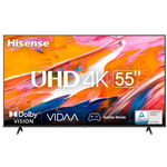 LED Smart 55A6K, Ultra HD 4K, HDR, 139cm, Hisense