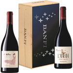 Vin spumant rosu BANFI, 0.75L, 2 sticle + cutie