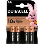 Baterii alcaline Duracell Basic AAK4, LR06, 4 buc