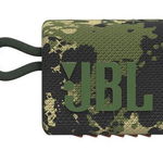 Boxa portabila JBL GO3, IPX67, Bluetooth, Camuflaj