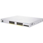 Cisco CBS350-24FP-4G-EU network switch Managed L2/L3 Gigabit Ethernet (10/100/1000) Silver