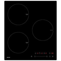 Plita MPM 45-IM-07 Black Built-in 45 cm Zoneless induction hob 3 zone(s)