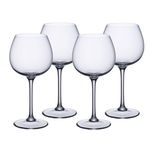 Set 4 pahare vin rosu Villeroy & Boch Purismo Wine Goblet 208mm 0 55 litri, Villeroy&Boch