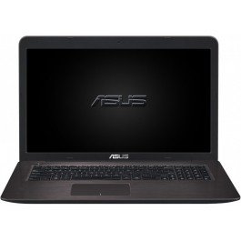 Laptop ASUS F756UX cu procesor Intel® Core™ i7-6500U 2.50GHz, Skylake™, 17", Full HD, 8GB, 2TB + 16GB SSD, DVD-RW, nVIDIA GeForce GTX 950M 4GB, Free DOS, Dark Brown Glossy