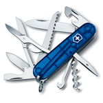 Briceag Victorinox Huntsman albastru trasparent 1.3713.T2