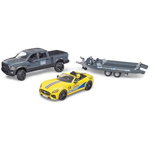 Auto Dodge RAM 2500 Power Wagon with a tow truck, BRUDER