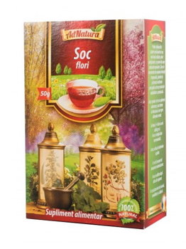 Ceai din flori de soc, 50g, AdNatura, AdNatura