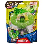 Figurina elastica Goo Jit Zu Goo Shifters Marvel- Green Hulk 10 cm, 42577-08115