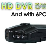 Camera auto HD cu display 2.5" TFT rabatabil 270 grade, 6 leduri cu infrarosu si senzor de miscare, la doar 85 RON in loc de 300 RON, Oferte speciale
