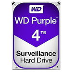 Hard Disk WD Purple Surveillance, 4TB, 5400 RPM, SATA3, 64MB, WD40PURZ