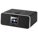 Internet radio GoGEN IR 167 BTB, 2 x 7 W, LCD, Bluetooth, WiFi, tuner digital FM, telecomanda, negru, GoGEN