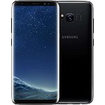 Telefon Mobil Samsung Galaxy S8 Plus, Procesor Octa-Core 2.3GHz / 1.7GHz, Super AMOLED Capacitive touchscreen 6.2", 4GB RAM, 64GB Flash, 12MP, 4G, Wi-Fi, Android (Midnight Black)