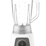 Blender Tefal Blendeo+ BL2C0130, 450W, 1.25L, 2 viteze, Functie Pulse, Maruntire gheata, 4 lame detasabile (Alb), Tefal