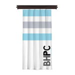 Draperie Beverly Hills Polo Club Crt 07 Bleu / Alb / Gri, 140 x 260 cm