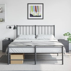 vidaXL Noptiere, 2 buc., antracit, 34,5x39x44 cm, oțel, vidaXL